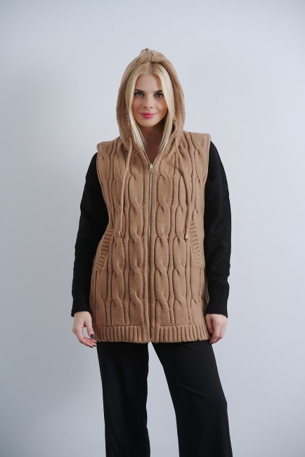 Knitted vest