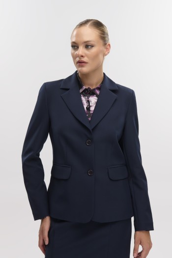 Σακάκι κρεπ με πέτο