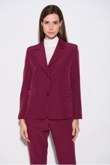 Σακάκι κρεπ με πέτο