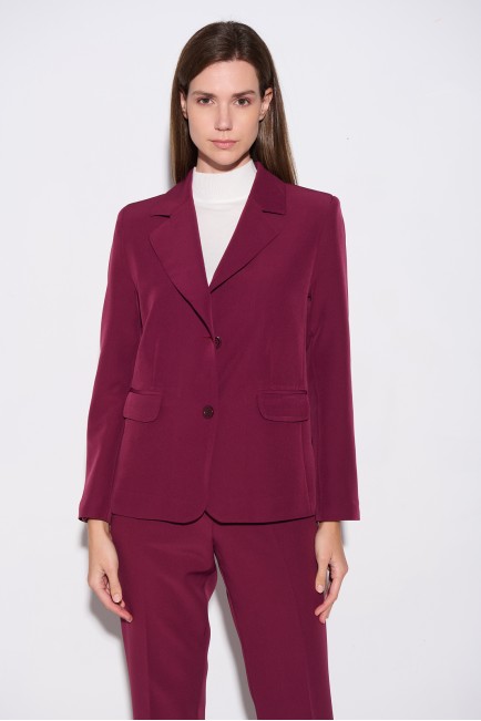 Σακάκι κρεπ με πέτο