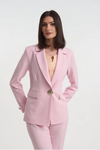 Blazer with gold button