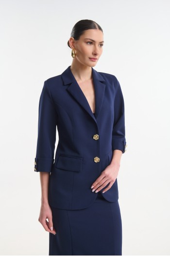 Jacket with 3/4 sleeves