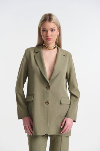 Striped blazer
