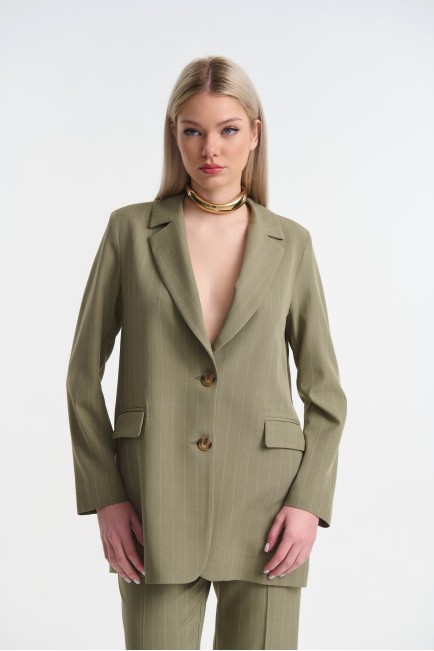 Striped blazer