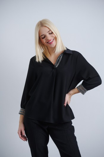 Blouse with rhinestones Blouse with rhinestones