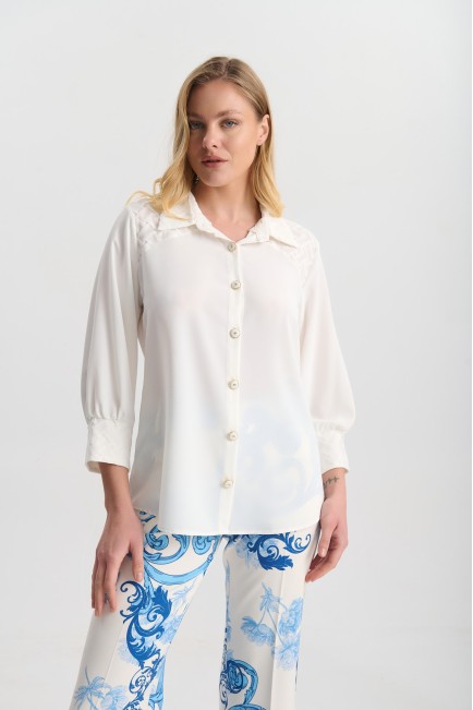 Shirt with embossed pattern Shirt with embossed pattern