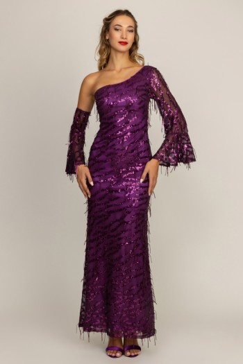 One shoulder mermaid dress