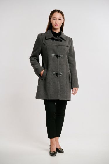 Παλτό με κούμπωμα τύπου μοντγκόμερι